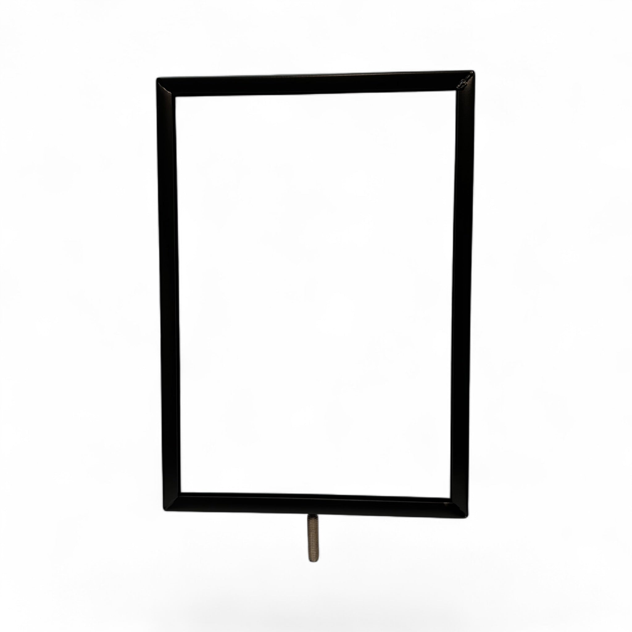 Skilt ramme, A4, metall, svart