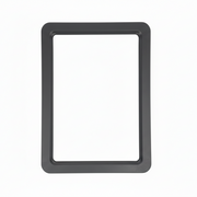 Plastramme, A6, mørkegrå