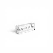 Magnetisk skiltholder, B 7,5 x D 1,5 x H 2,5 cm, klar akryl