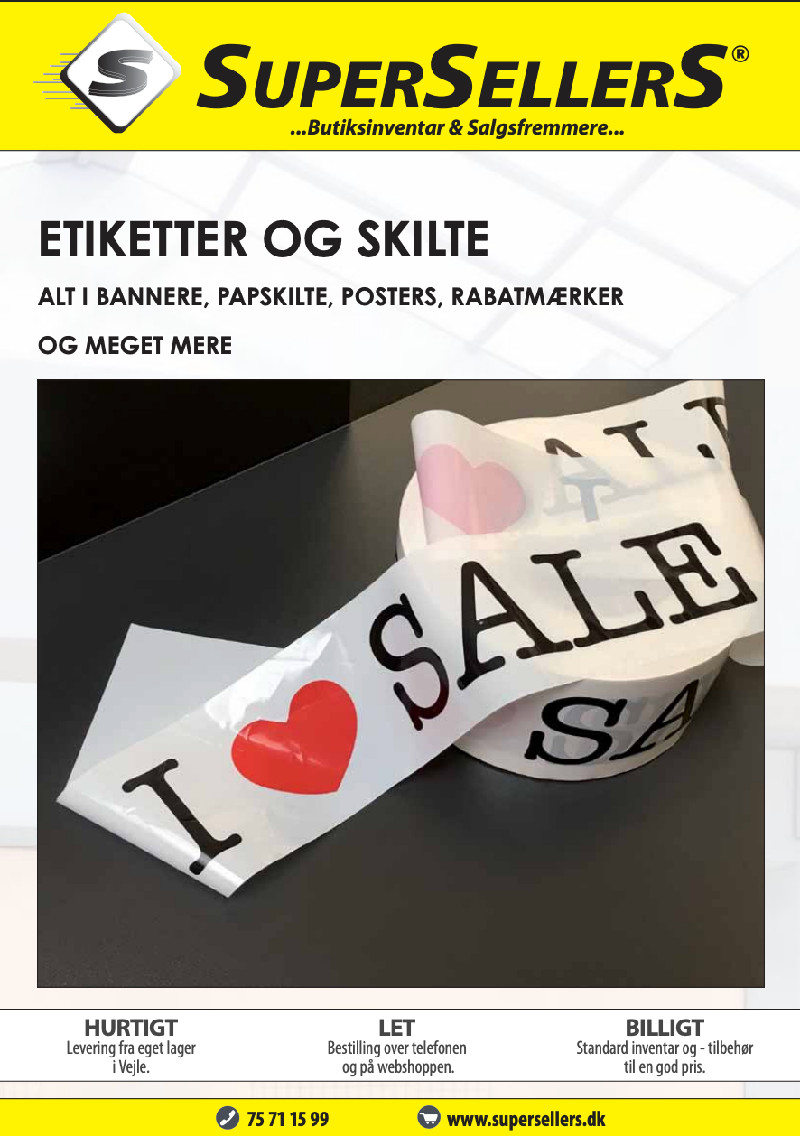 <strong>Etiketter og skilt</strong>