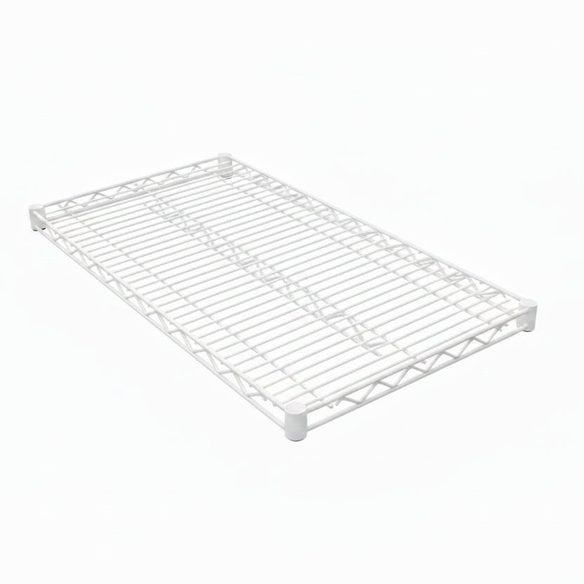 Tubo, hylle, bred, hvit, 122 x 46 cm, uten logo.