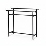 Twin, dobbeltholder, høydejusterbar, svart, B150 x H122-170 cm
