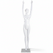 Yoga dame- og herremannekeng, trening/yoga - hvit. Sol