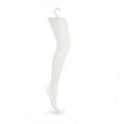 Strømpeholdere, dame. Hvit plast med metalkrok. 75 cm.