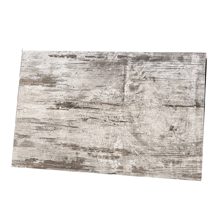 Melaminhylle, rett, eikeutseende - hvitpigmentert, 18 mm, 60 x 40 cm