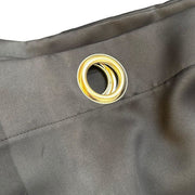 Forheng. 135x220 cm svart, m/8 ringer Ø40 mm L 218 x B 135 cm (4,5 cm ned til sentrum i ringene)