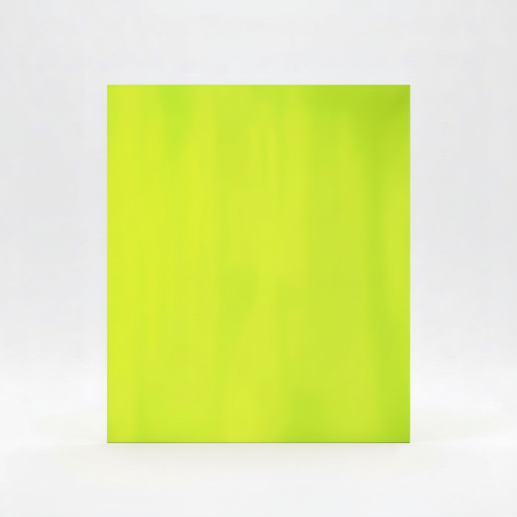 Skiltekartong, belagt på 1 side, neongul, 260 g, 50 x 70 cm