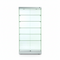 Vitrine - Toscana II, gulvvitrine med lys, alu topp og bunn, 90 x 46 x H184 cm.