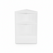 Slimline Disk, hjørnemodul, inkl. 1 hylle, hvit, D46 x B46 x H96 cm.