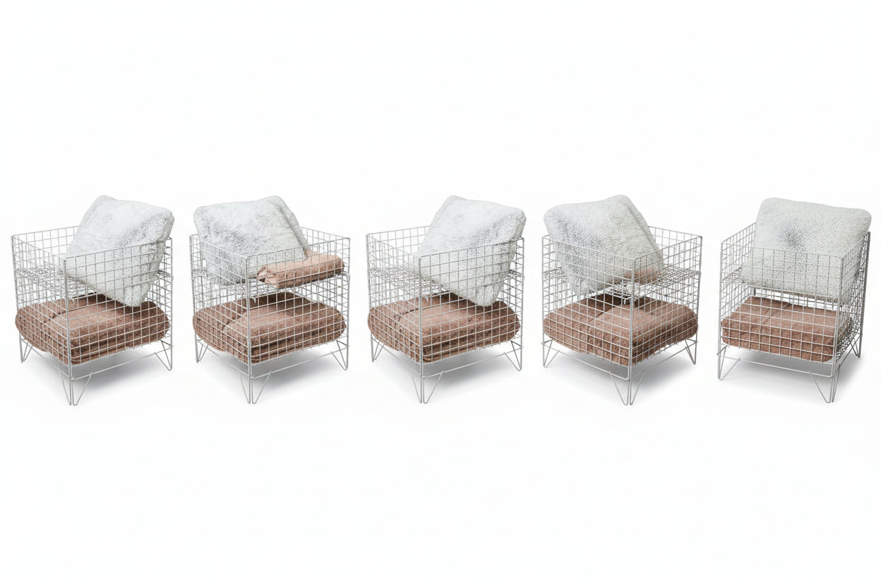 Handlekurv - STORKJØP - Hvit - Nancy II. Min. 5 stk.