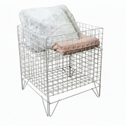 Salgskurv - 1 stk. - Hvit - Nancy 2