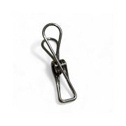 Metallklips i stål, H 5,7 cm. Pakke med 10 stk. Pris er for 1 stk.