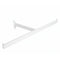 T-bøylestang til panel, hvit, B60 x D26 cm