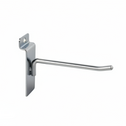 Varekrok til panel, krom, 10 cm