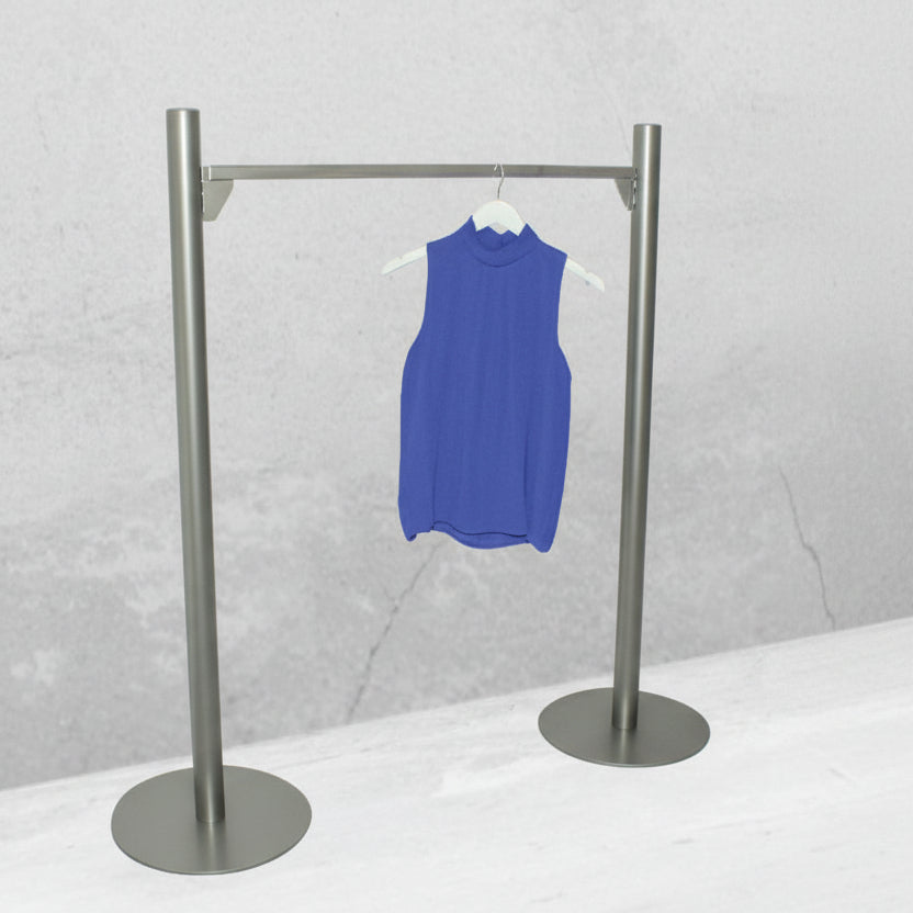 Pipe-line Klesstativ H138cm B130cm titan. Velg modell Ø 40 eller Ø 60