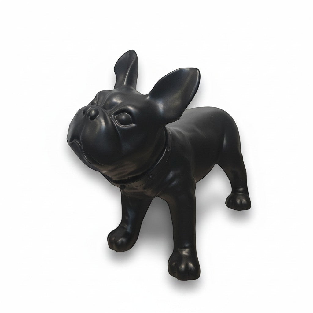 Fransk bulldog, Liva. Hundemannequin i svart