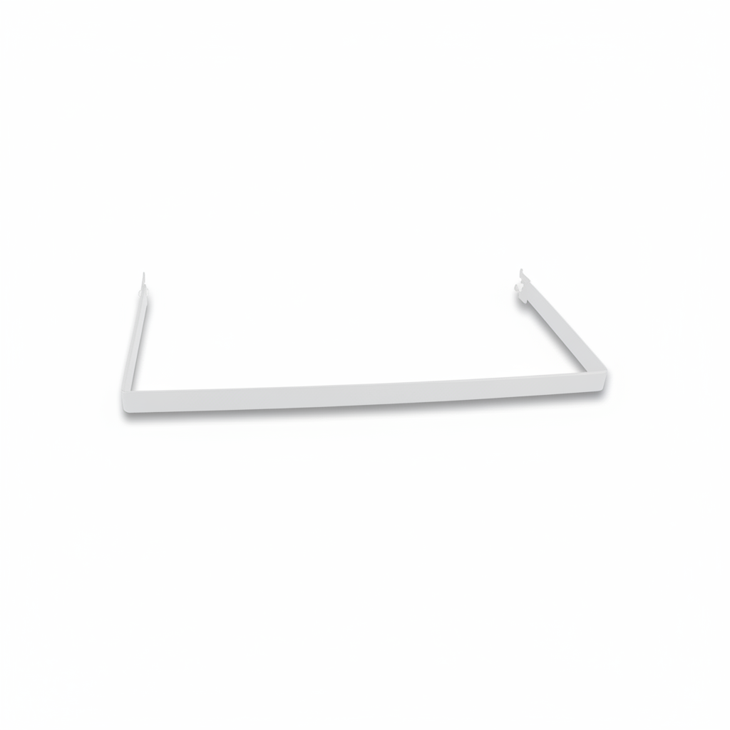 U-bøjlestang (61 cm) - Hvit - Superskinne