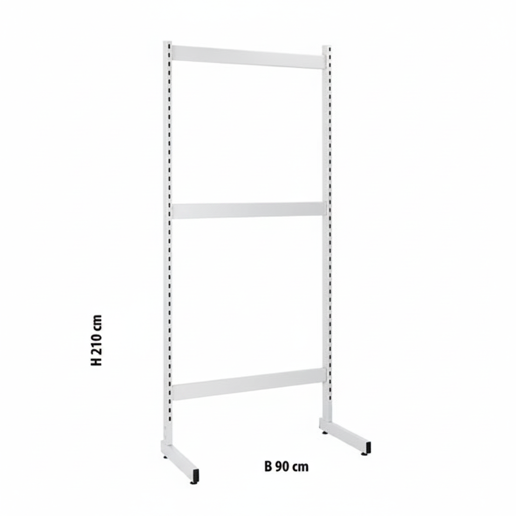 Framework, L-gondol, hvit, B97 x H217,50 cm. Se flere farger