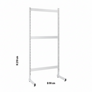Framework, L-gondol, hvit, B97 x H217,50 cm. Se flere farger