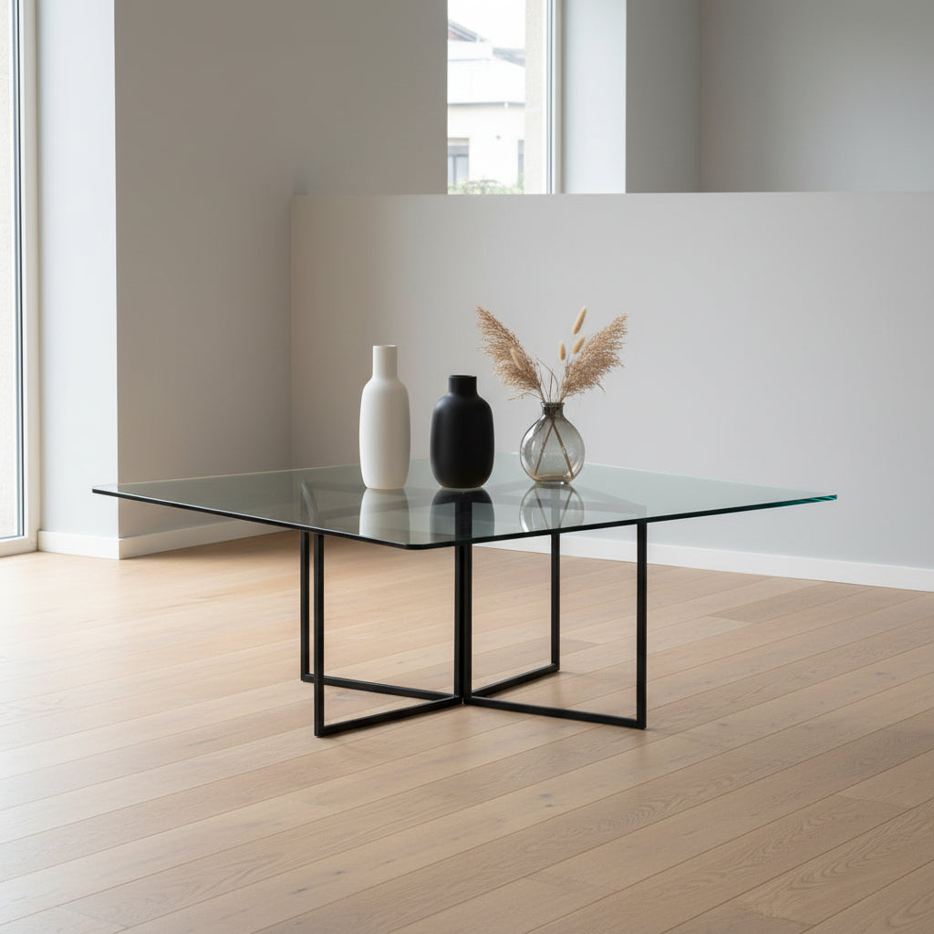 Glasspodie i svart