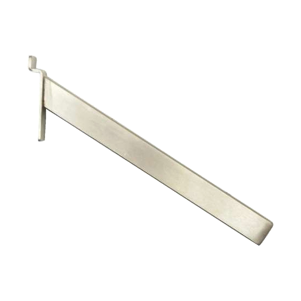 Hyldeknægt, skrå, til panel, krom, 25 cm.