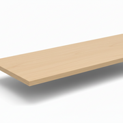 Melaminhylle, rett, lønn, 38 mm, 74 x 40 cm
