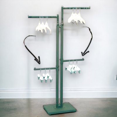 Ekstra midtarmlene, (rett 30 cm) frontheng, til Joystativ. Velg farge