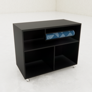 Pakkedisk - Frame-disk, sort. B110. Inkl. papiravruller