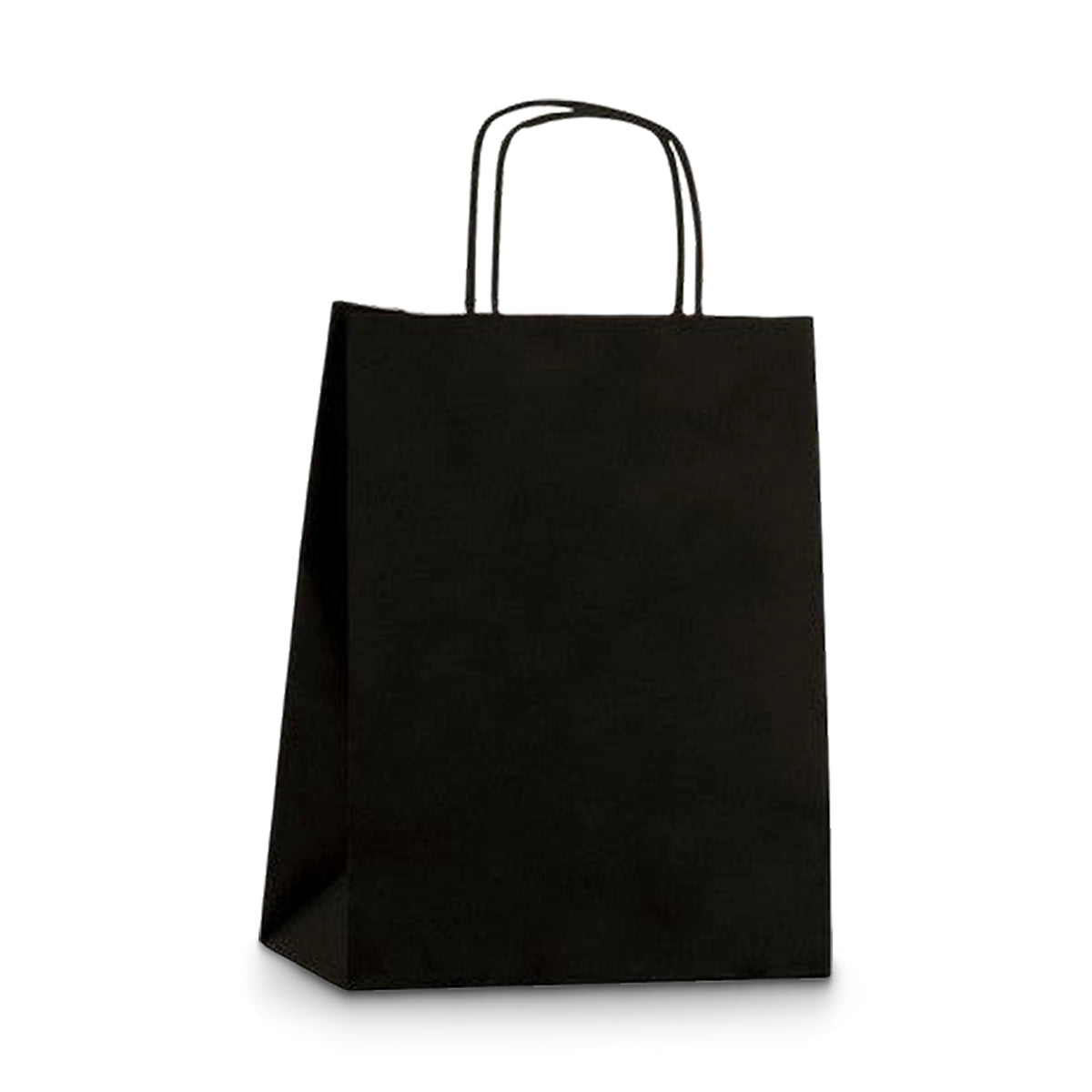 Sort papirspose 24x12x31 cm