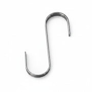 SuperSellerS 12 cm chrome S-hook made of flat iron for retail displays and clothing racks