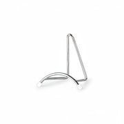 SuperSellerS chrome wire display stand for plates, books, and bags, 8 cm high, set of 10