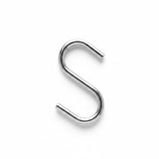 SuperSellerS 2.5 cm silver metal S-hook for hanging signs and decorations, pack of 50