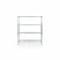 SuperSellerS TUBO 4-tier chrome wire shelving unit with adjustable feet for versatile storage and easy assembly.