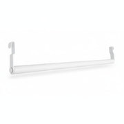 SuperSellerS white 91 cm Tubo clothes rail with two integrated hooks for retail display