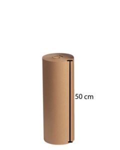 Brun kraftpapir 350 mtr. x B 50 cm.