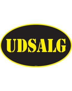 Basic - oval poster- tekst: UDSALG