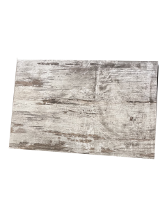 Melaminhylde, lige, elmetræ look- hvidpigmenteret, 18 mm, 60 x 40 cm