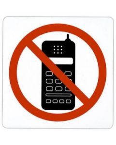 "Pictogram Mobiltelefon forbudt"