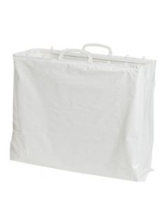 Hvid plastikpose 50x5/5x45 cm