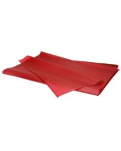 Silkepapir, rød, pk. med 240 ark, 50 x 75 cm- 17 gram