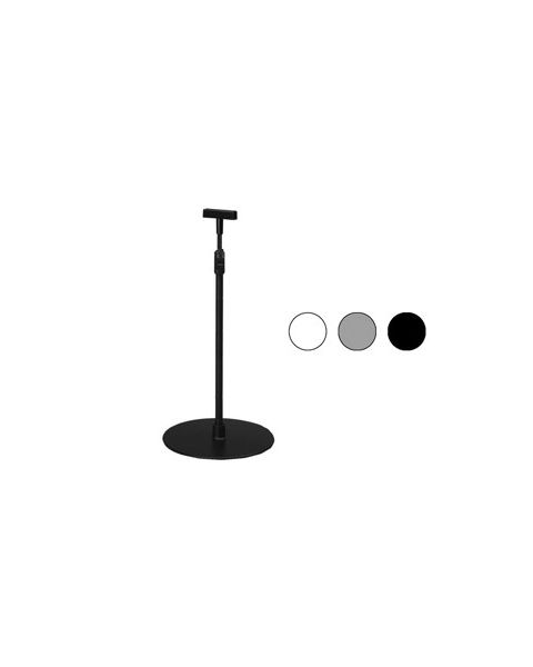 Rund stander Ø 18 x H 33-58 cm - teleskop. Velg farge