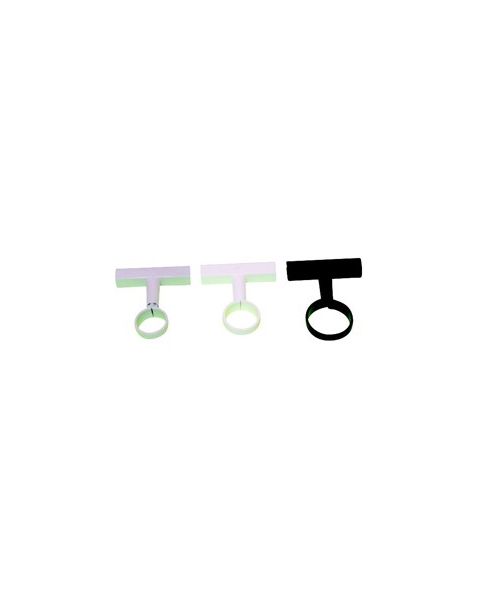 Rørclips m/T-stykke Ø22 mm. t/ plastrammer. Velg farge