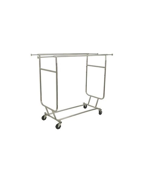 Disco III, dobbeltstativ, helt sammenklappeligt, justerbar, krom, B128-188 x H165-190 cm
