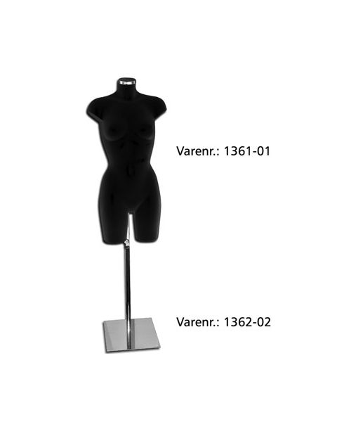 Dametorso - Energy. Sort. H 93 cm.