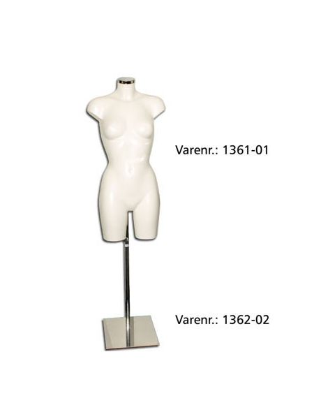 Dametorso - Energy. Hvit. H 93 cm.