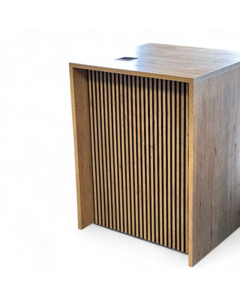 Disk naturfarve 70 x 70 x H90 cm med skuffe DEMO
