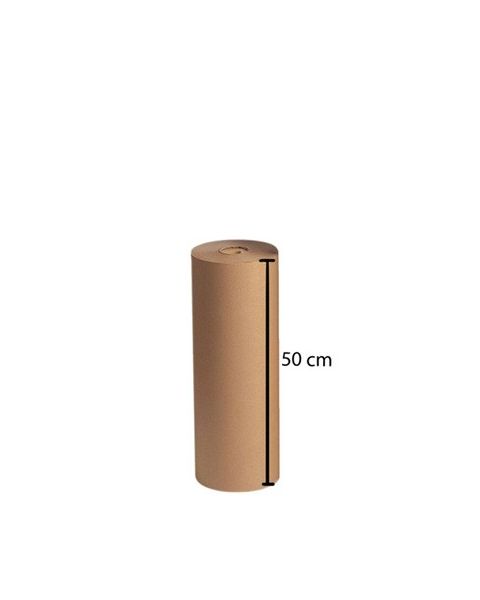Brun kraftpapir 350 mtr. x B 50 cm.