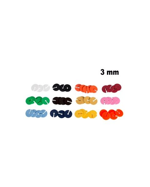 Infoskive t/3 mm krog. Velg farge
