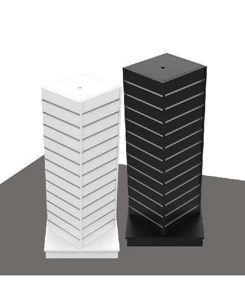 Gondol, 4-sidet, DREJEBAR, B61 x D61 x H136 cm. Rilleafstand 10 cm. Velg farge