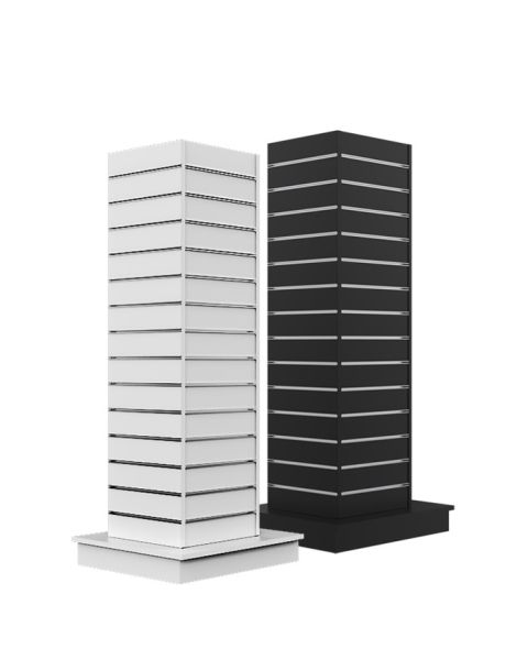 Gondol, 4-sidet, DREJEBAR, B61 x D61 x H136 cm. Rilleafstand 10 cm. Velg farge